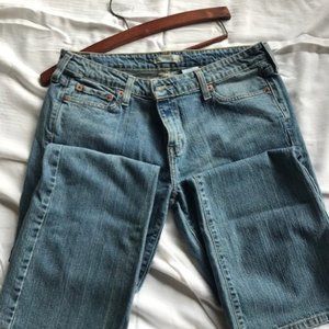 Blue Denim Levi's Low Boot-Cut 545, 12M